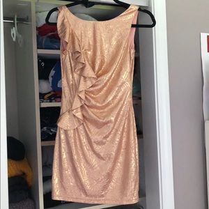 Gold dress!